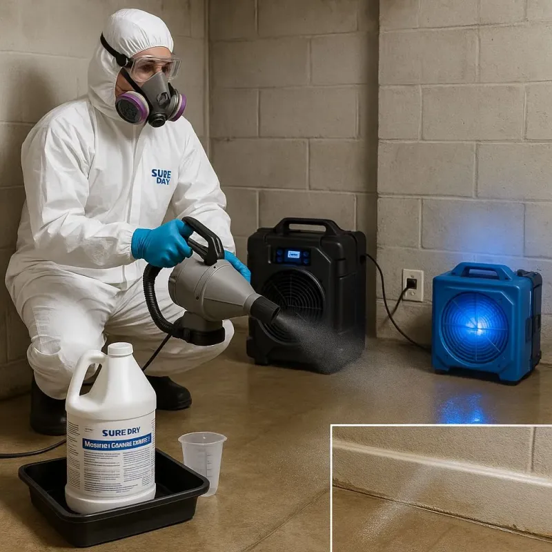 Sanitization and Odor Removal process in Hazelwood, NC