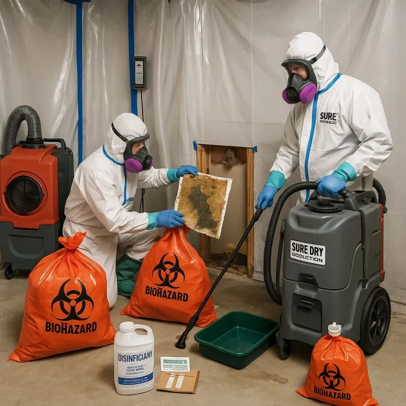 Contaminated Water Handling Protocols process in Hazelwood, NC
