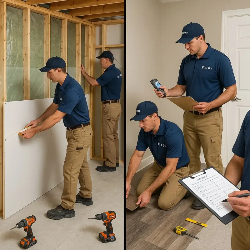 Repairs and Reconstruction process in Hazelwood, NC