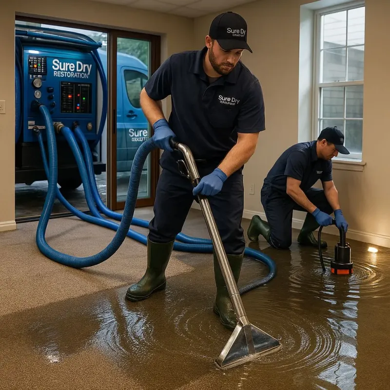 Water Extraction and Removal process in Hazelwood, NC